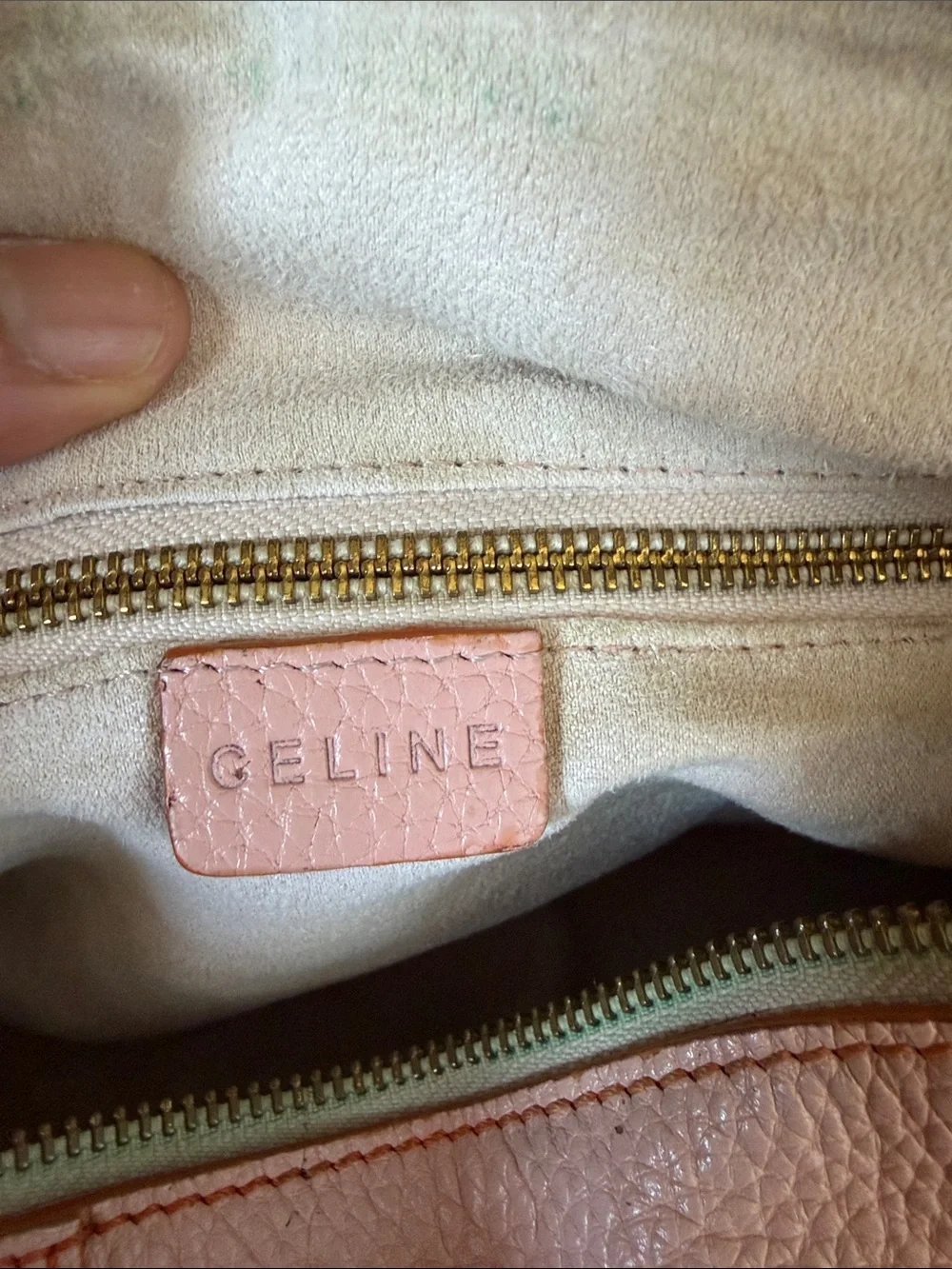 Celine Pink Leather Boogie Bag